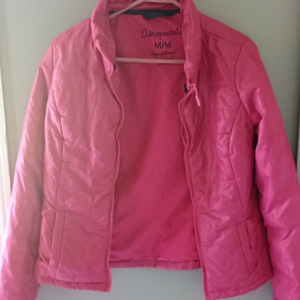 Aeropostale Pink Quilted Jacket